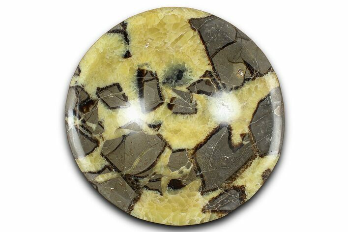 Eye-Eatching Polished Septarian Dish - Madagascar #371709